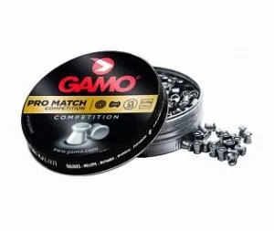 Пули пневматические Stalker GAMO MATCH калибра 4,5 мм, 0,49 г, 250шт в металлической коробочке с крышкой 